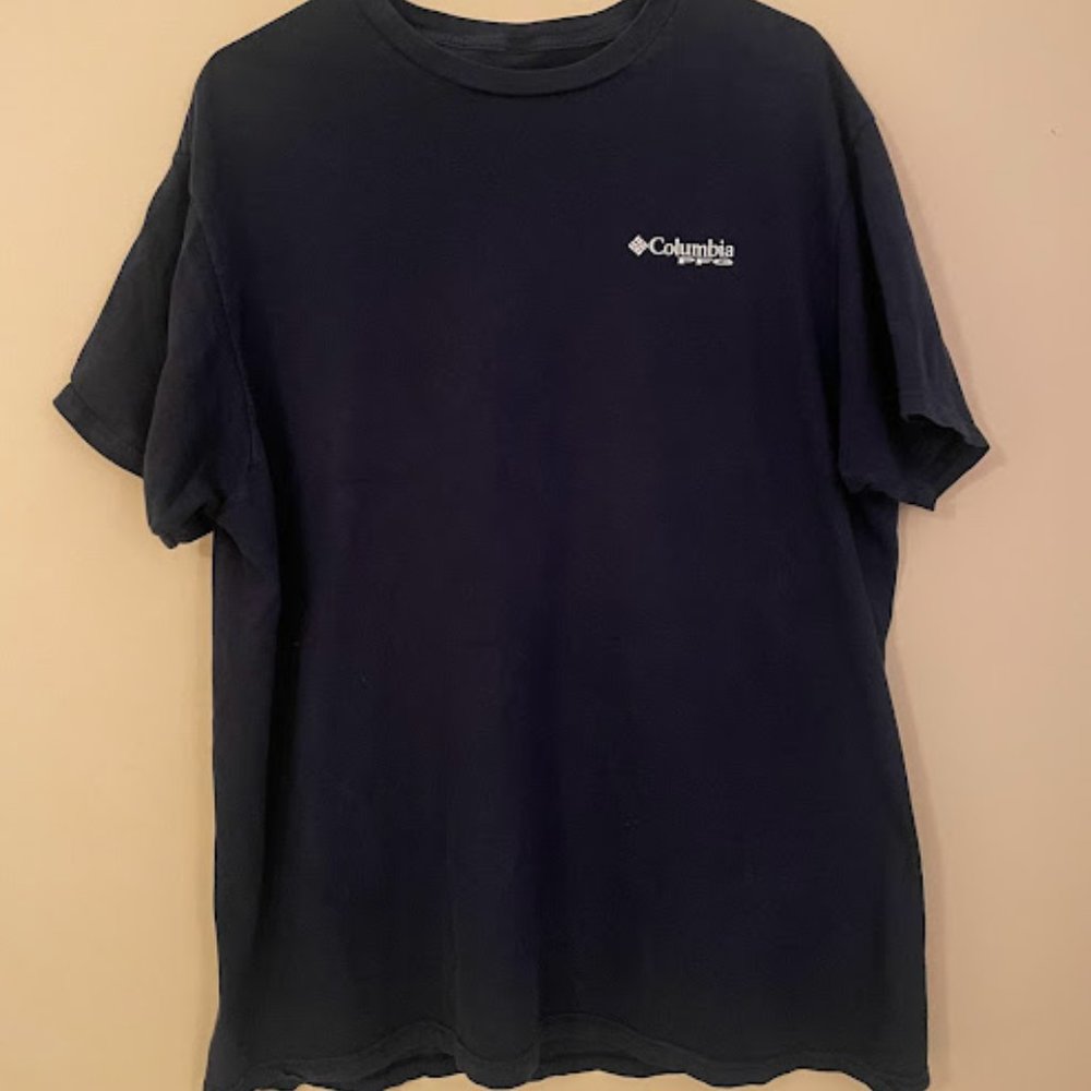 Men's Columbia Navy Blue T Shirt